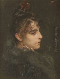 Jeune Femme De Profil