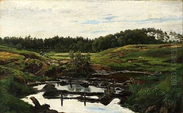 View From Rudersdal Bog In Denmark - view 1