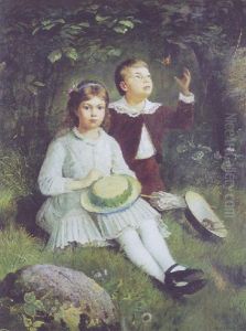 Sommerfuglen, Drengen Og Pigen Sommerfuglen, Drengen Og Pigen