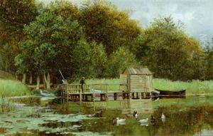 By The Lake Of Sorgenfri Castle