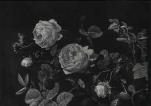 Lyseride Roser by Olaf August Hermansen