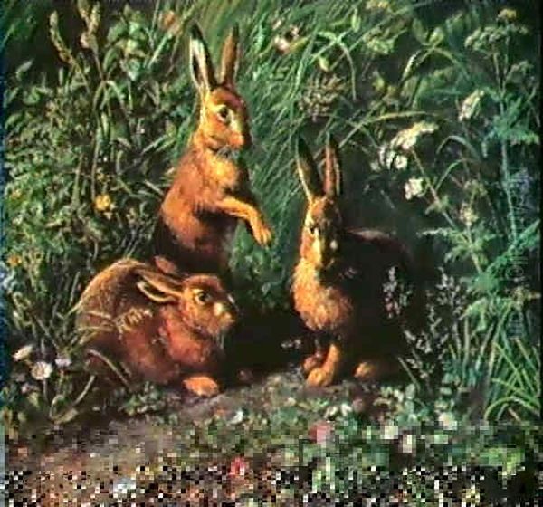 Three Hares - view 1