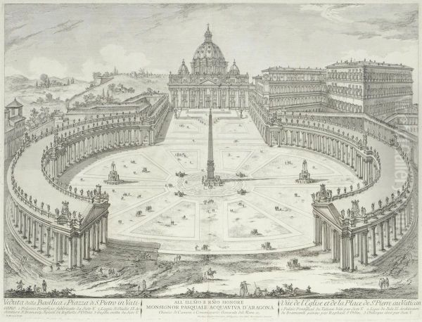 Veduta Della Basilica E Piazza Di S. Pietro In Vaticano - view 1