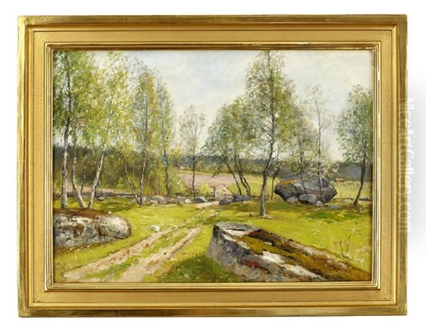 Bjorkar Vid Gardsgard - view 1