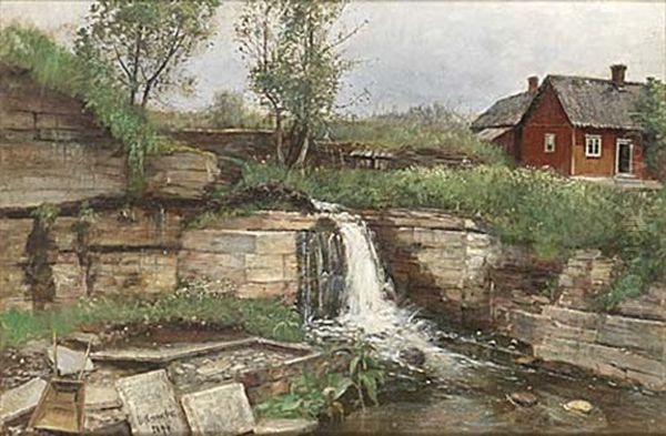 Kalkstensbrott Vid Billingen - view 1