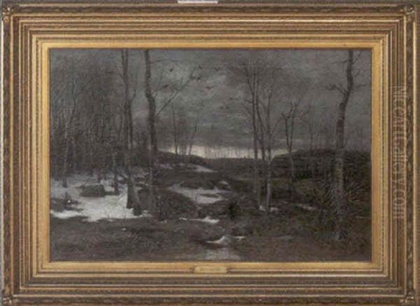 Stream In Winter - view 1