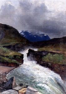 Brusande Vattenfall by Olof Hermelin