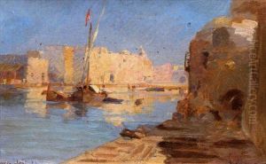 Le Port De Bizerte by Abraham Hermenjat