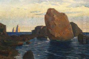 Coast Of Normandy by Frans Peter Hermesdorf