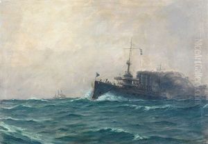 "barcos En Alta Mar" by Francisco Hernandez Monjo