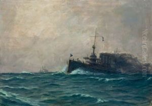 Marina Con Barcos by Francisco Hernandez Monjo