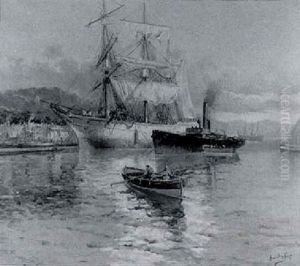 Shipping In A Harbour