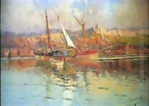 Barcos Atracados En El Puerto