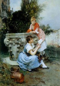 Reading The Love Letter by Daniel Hernandez Morillo