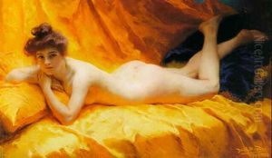 Reclining Nude by Daniel Hernandez Morillo