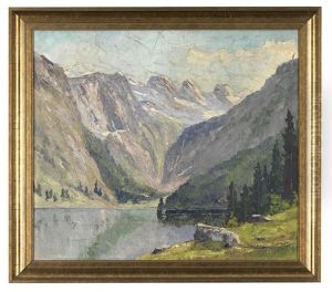 Gosausee Mit Blick Auf Den Dachstein