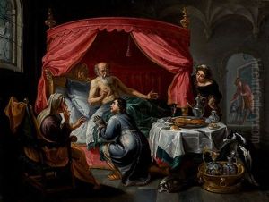 Esau Vende Su Primogenitura by Willem van, the Elder Herp