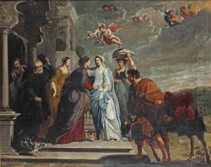 The Visitation by Willem van, the Elder Herp