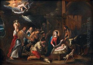 L'adoration Des Bergers by Willem van, the Elder Herp