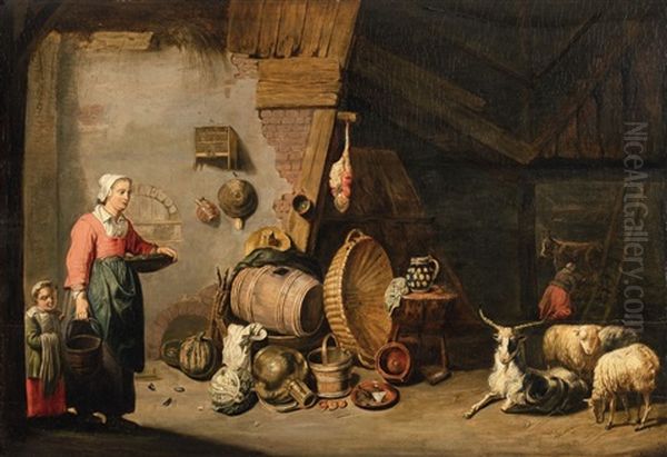 Stable Scene With Still Life - view 1