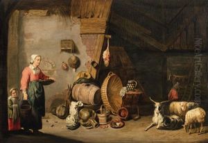 Stable Scene With Still Life