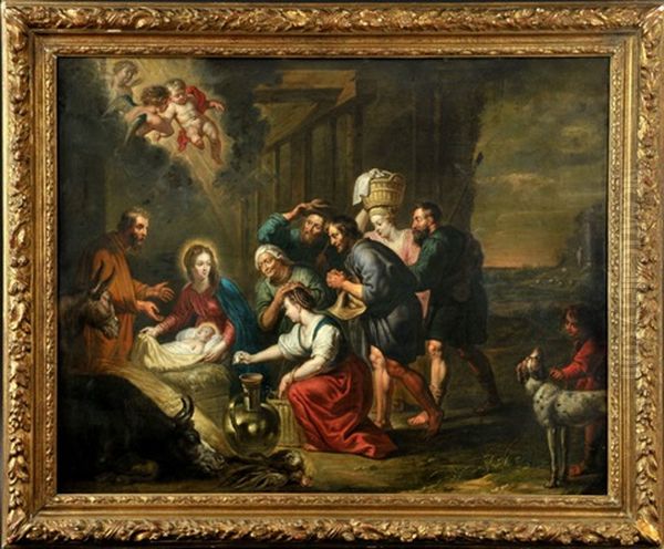Anbetung Der Hirten, Nach Peter Paul Rubens (1577-1640) - view 1
