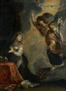 L'annonciation by Willem van, the Elder Herp