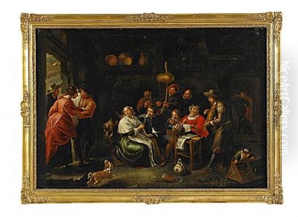 Vardshusinterior Med Figurstaffage - view 1