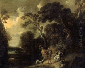 Grand Paysage Boise Avec Cephale Et Procris by Willem van, the Elder Herp
