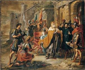 A Biblical Scene, (the Repentence Of David At The Death Of Uriah?)
