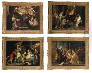 The Annunciation by Willem van, the Elder Herp
