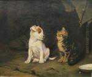 Darby And Joan by Charles Burton Barber