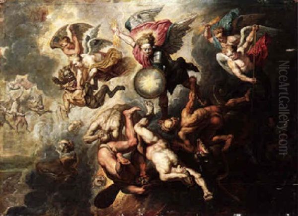 The Archangel Michael Triumphing Over Evil - view 1
