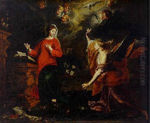 The Annunciation by Willem van, the Elder Herp