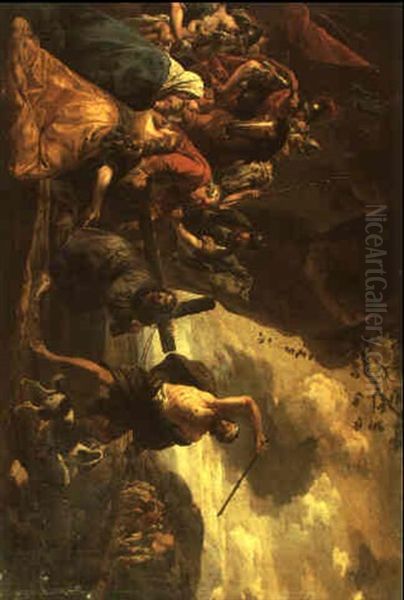 Christ Bearing The Cross On The Road To Calvary - view 1