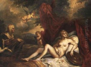 Danae Och Guldregnet by Willem van, the Elder Herp