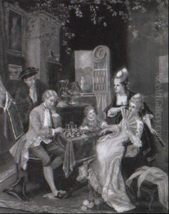 The Chess Game by Carl Herpfer