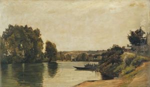 Bords De Riviere by Leon Pierre Herpin