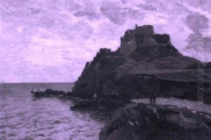 Vue Prise A Jersey by Leon Pierre Herpin