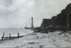 Brittany Coast by Leon Pierre Herpin