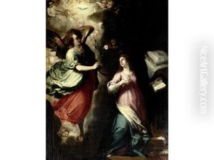 The Annunciation by Francesco Sevilla Herrara the Younger