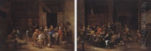 La Fete Des Rois by Hendrick Herregouts