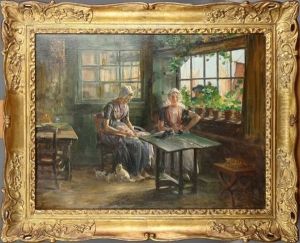 Scene D'interieur by Lievin Herremans