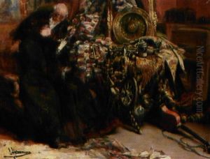 Fra Kunstnerens Atelier by Lievin Herremans