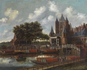 Vue D'une Porte D'amsterdam