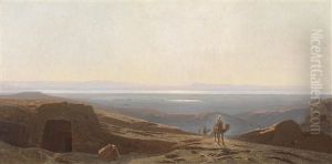 Blick In Die Ebene Von Theben by Johann Andreas Herrenburg