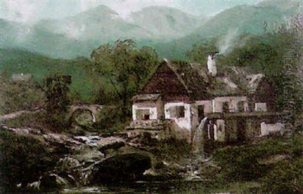 Berghutter Im Morgenlicht - view 1