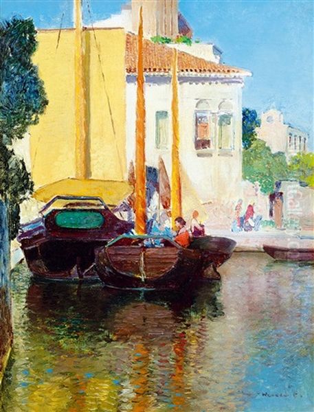 Sailing Boats In Venice - view 1