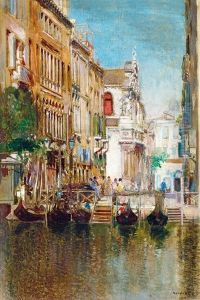 Venice Scene by Cesar Maria Herrer Marcher