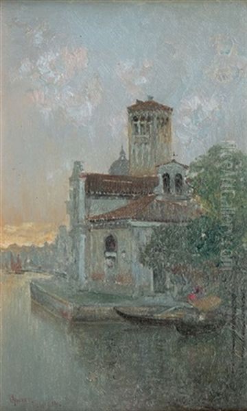 Abendstimmung Am Canale Grande In Venedig - view 1